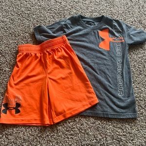 Underarmour size 6 boys sporty outfit